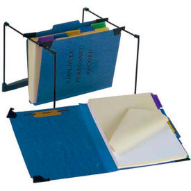 Hanging Employee/Personnel Folder, 9-1/2" x 11-3/4", 2" Expansion, Blue