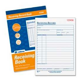 Receiving Record Book, 2-Part, Carbonless, 5-9/16" x 8-7/16", 50 Sets/Pad