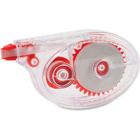 Side-Apply Correction Tape, Tear Resistant, 1/5 in x 394 in, White, 10/Pack