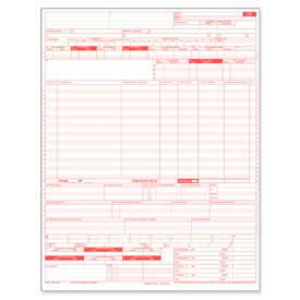 Laser UB-04 Claim Forms, 1-Part, 8.5" x 11", White, 2500 Forms/Carton