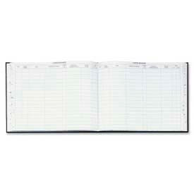 Visitors Register Book, 9-1/2" x 12-1/2", Black Hardcover, 208 Pages/Book