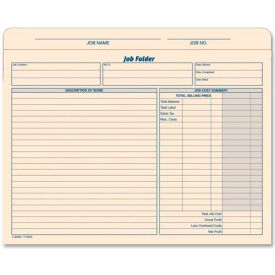 Job Folder File Jackets, 25-3/4" x 9-1/2", Manila, 20/Pack