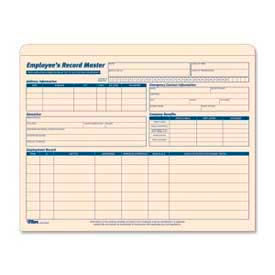 Employee Record Master File Jackets, 1" Expansion, 25-3/4" x 9-1/2", Manila, 15/Pack