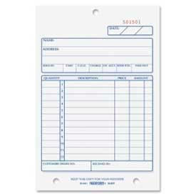 Sales Book, 2-Part, Carbonless, 4-1/4" x 6-3/8", 50 Sets/Book