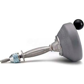 Hand Spinner with Bulb Auger Cable, 25 feet long, 5/16 inch diameter