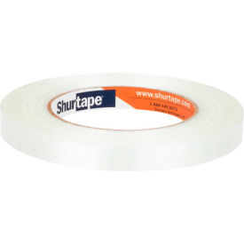 GS 490 Economy Fiberglass Reinforced Strapping Tape 1/2" x 60 Yds. 4.5 Mil White