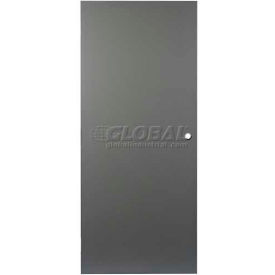 Hollow Steel Security Door 36"W X 84"H, 24"W X 12"H Louver, Mortise Prep, SteelCraft Hinge