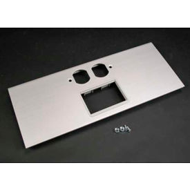 Duplex Receptacle & 6A Mini Adapter Bezel Cover Plate, Includes Bezel, 12"L