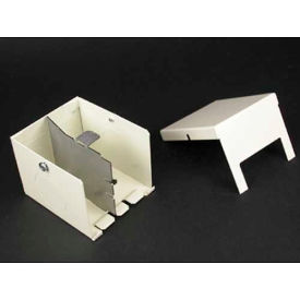 Entrance End Fitting, Fog White, 3"L