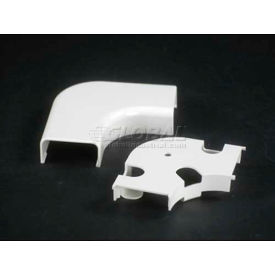 90 Degree Flat Elbow, FiberReady, White, 3-1/2"L