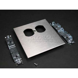Wiremold S4048B Duplex Receptacle Cover, 4-3/4"L