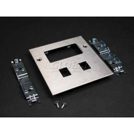Rectangular Receptacle & Modular Jack Cover, 4-3/4"L