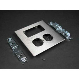 Duplex Receptacle/Modular Furniture Opening Cover, 4-3/4"L