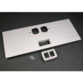 Duplex Receptacle & Rt Series Ab Adapter Bezel Cover Plate, 12"L