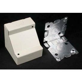 Wiremold Corner Box, Ivory, 2-1/2"L