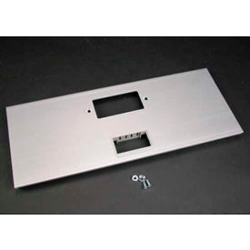 GFCI & 2A Mini Adapter Cover Plate, Includes Bezel, 12"L