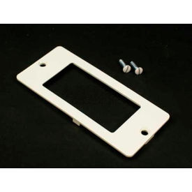 Rectangular Receptacle Faceplate, Gray