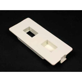 Dual Rj Flush Connector Faceplate, Light Gray
