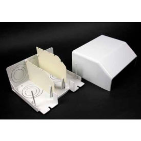 End Cap, White, 1-13/16"L