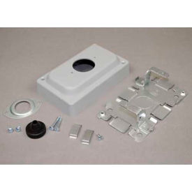 Telephone Outlet Box W/ 1/2" Rubber Stem, 5-1/16"L