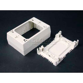 1-Gang Deep Device Box, Ivory, 4-3/4"L