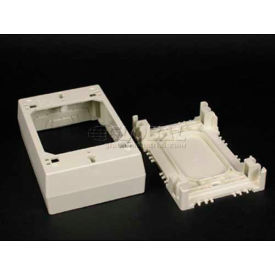 1-Gang Device Box, White, 4-3/4"L