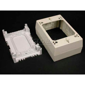 1-Gang Device Box, Ivory, 4-3/4"L