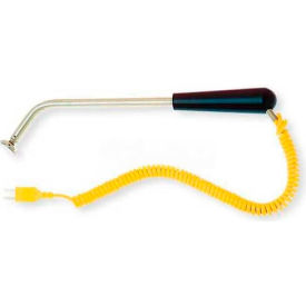 Thermocouple, Bell Surface Probe, 120° Angle Shaft, Type K