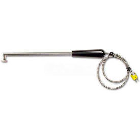 Thermocouple, Bell Surface Probe, 90° Right Angle Shaft, Type K