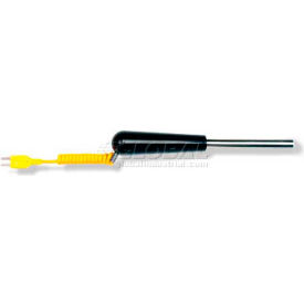 Thermocouple Probe, Ceramic Tip, Straight Stem, Type K