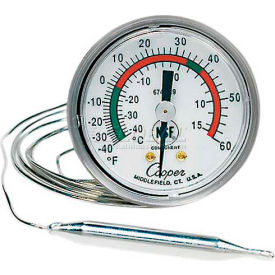 Vapor Tension Panel Thermometer, Min Qty 3