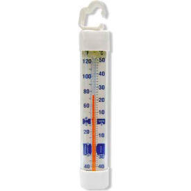 Vertical Glass Tube Refrigerator/Freezer Thermometer, 330-0-1