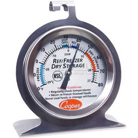 Refrigerator/Freezer Thermometer, Dry Storage