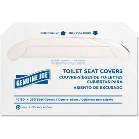 Toilet Seat Covers - White, 250/Pk