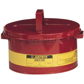 Bench Can, 3-Gallon, Red, 10775