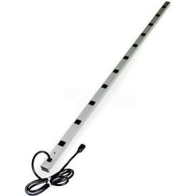 CabinetMATE Power Strip, 11 Outlets, 15A, 6' Cord