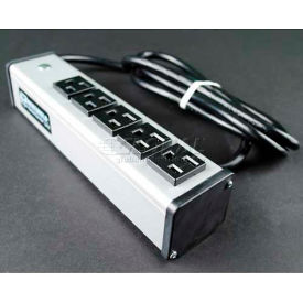Power Strip, 5 Outlets, 15A, 6' Cord
