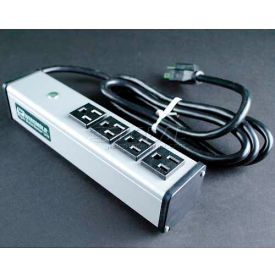 Power Strip, 4 Outlets, 15A, 15' Cord