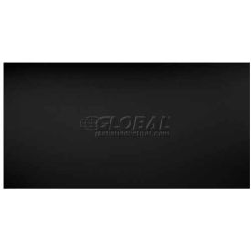 Smooth Pro PVC Ceiling Tile, Waterproof & Washable, 2'L X 4'W, Satin Black - 10/Case
