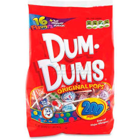 Original Pops Candy, Assorted Flavors, 33.9 oz., 200/Bag