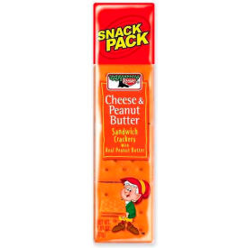 Sandwich Crackers, Cheese and Peanut Butter, 1.8 Oz, 12/Box