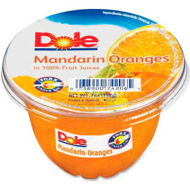Fruit Cups, Mandarin Orange, 7 oz, 12/Carton