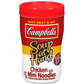 Microwavable Chicken Noodle Soup, 10.75 Oz, 8 Carton.