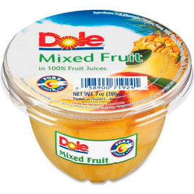 Fruit Cups, Mixed Fruit, 7 oz, 12/Carton