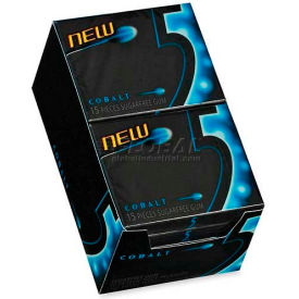 Cobalt Chewing Gum, Peppermint, 15 Pieces/Pack, 10/Box