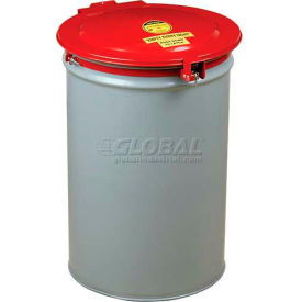 Self-Latching 55 Gallon Drum Lid with Vent and Gasket