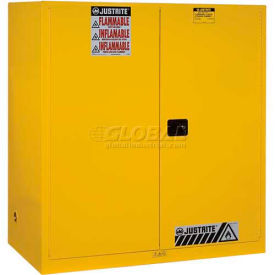 Drum Cabinet 110 Gal. Capacity Vertical Self Close Hazmat Flammable W/ Drum Support