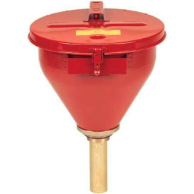 10-3/4" Dia. Steel Funnel - Self-Closing Cover & 6" Flame Arrester