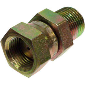 Hydraulic Adapter, 3/8" Male Pipe X 3/8" Female Pipe Swivel 1/32 Restricted