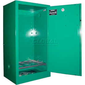 12 D & E Cylinder Vertical Medical Fire Lined Gas Cabinet 24"Wx18"Dx44"H Manual Close